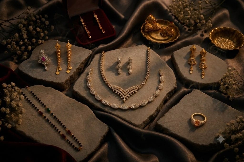 Midnight Silk Royal Gold & Diamond Trousseau Vault